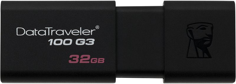 Kingston DataTraveler 100 G3 USB 3.0 32Gb Black 38112 фото