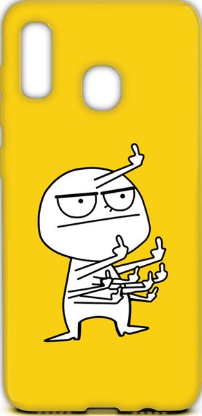 TOTO Cartoon Soft Silicone TPU Case Samsung Galaxy A20/A30 FK 9 Yellow F_97367 фото