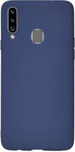 TOTO 1mm Matt TPU Case Samsung Galaxy A20s Navy Blue 103721 фото