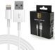 Luxe Cube Lightning to USB for iPhone 5/5S/6/6S White 38530 фото 2