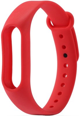 UWatch Replacement Silicone Band For Xiaomi Mi Band 2 Red F_72785 фото