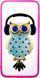 TOTO TPU Stones Case IPhone 7 Plus /8 Plus Owl in Headphones Blue 56753 фото 2