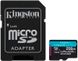 Kingston microSDHC/SDXC Canvas Go Plus 170R A2 U3 V30 Card SD adapter 256Gb 119825 фото 1