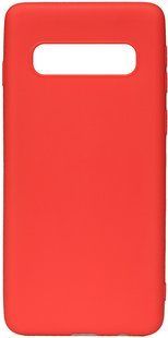 TOTO 1mm Matt TPU Case Samsung Galaxy S10 Red 94052 фото