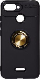 TOTO Car Magnetic Ring TPU Case Xiaomi Redmi 6A Black/Gold 101646 фото