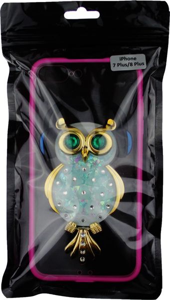 TOTO TPU Stones Case IPhone 7 Plus /8 Plus Owl in Headphones Green 56754 фото