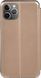 TOTO Book Rounded Leather Case Apple iPhone 11 Pro Gold 102407 фото 1
