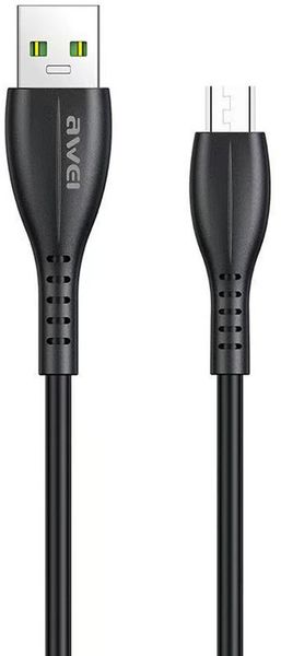 AWEI CL-115M MicroUSB Cable Black 136346 фото