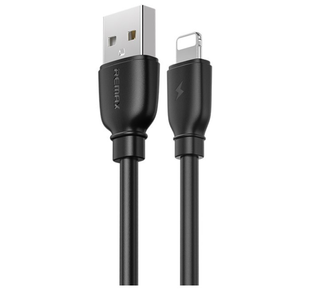 Remax RC-138i 2,4A Lightning Cable Black 145099 фото