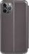 TOTO Book Rounded Leather Case Apple iPhone 11 Pro Gray 102408 фото 1