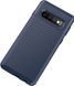 TOTO TPU Carbon Fiber 1,5mm Case Samsung Galaxy S10 Dark Blue 95703 фото 2