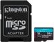 Kingston microSDHC/SDXC Canvas Go Plus 170R A2 U3 V30 Card SD adapter 64Gb 119821 фото 1