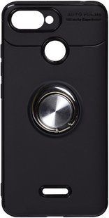 TOTO Car Magnetic Ring TPU Case Xiaomi Redmi 6A Black/Silver 101644 фото