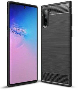 Ipaky Slim Anti-Fingerprint TPU Case Samsung N970F Galaxy Note 10 Black 104370 фото