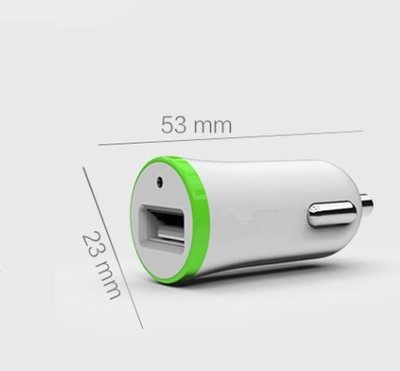 TOTO TZR-10 Car charger 1USB 2,1A White 42860 фото