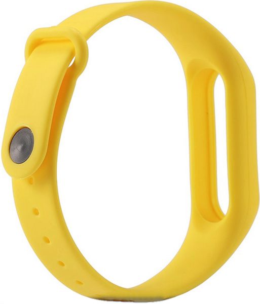 UWatch Replacement Silicone Band For Xiaomi Mi Band 2 Yellow F_72794 фото
