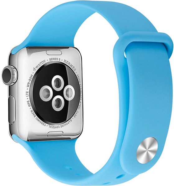 UWatch Silicone Strap for Apple Watch 38/40 mm Blue F_101369 фото