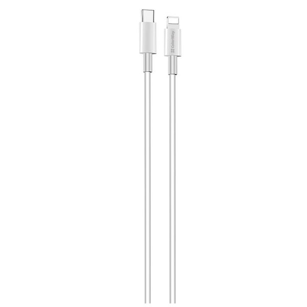 ColorWay Type-C - Apple Lightning PD Fast Charging 3.0А 1м White 143799 фото