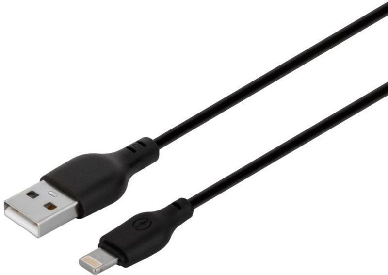 XO L57 2.4A/2USB + Lightning Cable Black 137483 фото