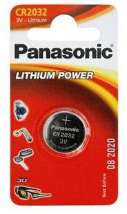 Panasonic CR-2032 Lithium 3V блистер 1 шт 134979 фото