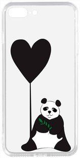 TOTO Acrylic+TPU Print Case Apple iPhone 7 Plus/8 Plus #53 Panda B Transparent 94758 фото
