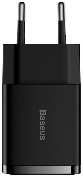 Baseus Compact Charger 2USB 10.5W EU Black 139389 фото