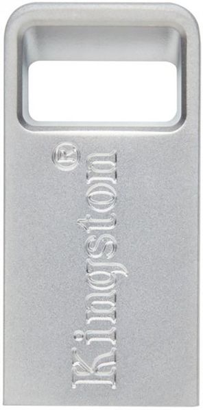 Kingston USB 3.2 DT Micro Metal 200Mb/s 64GB Silver 139739 фото