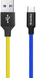 ColorWay USB - Type-C National 2.4А 1м Blue Yellow 143820 фото 1