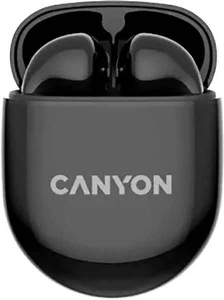 Canyon TWS-6 Bluetooth Headset With Microphone BT V5.3 Black 141460 фото