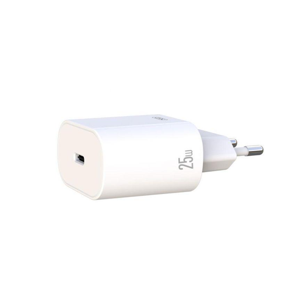 XO L91 25W TYPE-C fast charger + Lightning cable White 144723 фото