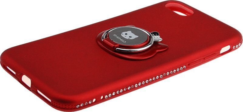 SHENGO Soft-touch holder TPU Case iPhone 8 Red 54289 фото