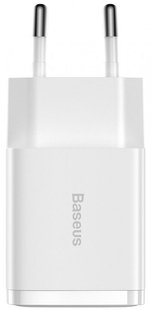 Baseus Compact Charger 2USB 10.5W EU White 139390 фото