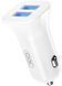 XO TZ10 2.4A/2 USB + Type-C White 138855 фото 1