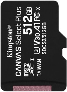 Kingston microSDHC/SDXC UHS-I Class 10 Canvas Select Plus 512Gb 119820 фото