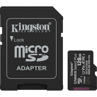 Kingston Canvas Select Plus Gen3 128Gb class 10 А1 (R-150MB/s) 147197 фото