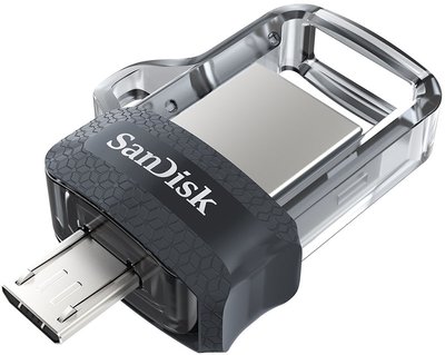 SanDisk Ultra Dual OTG USB 3.0 130 Mb/s16 GB Black F_135961 фото