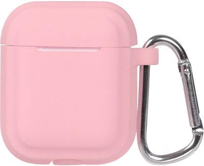 TOTO Plain Cover With Stripe Style Case AirPods Pink F_101760 фото