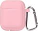TOTO Plain Cover With Stripe Style Case AirPods Pink F_101760 фото 1