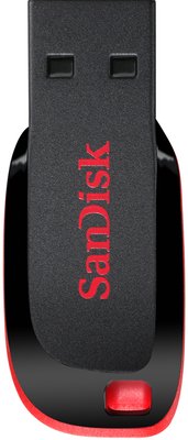 SanDisk USB Cruzer Blade 16Gb Black F_38837 фото