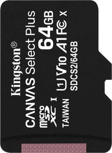 Kingston microSDHC/SDXC UHS-I Class 10 Canvas Select Plus 64Gb 120556 фото