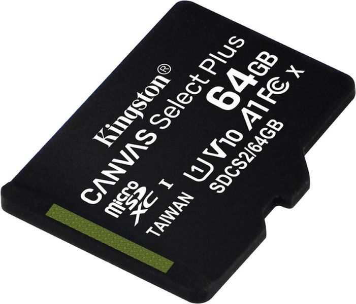 Kingston microSDHC/SDXC UHS-I Class 10 Canvas Select Plus 64Gb 120556 фото