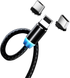 ColorWay USB - 3в1 Lightning + MicroUSB + Type-C Magnetic 2.4а 1м Black 143804 фото 3