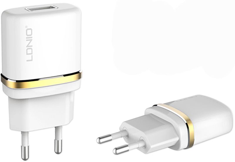 LDNIO DL-AC50 Travel charger 1USB 1A + Lightning cable White F_63954 фото