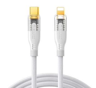 Remax RC-C171 Cyberpunk 30w Typec-Lightning Cabble 1,2m White 145088 фото