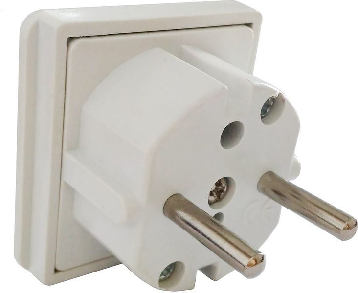 TOTO Adapter England to European 220В White/Black 29688 фото