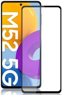 TOTO 5D Full Cover Tempered Glass Samsung Galaxy M52 Black 136917 фото