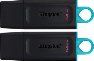 Kingston DT Exodia USB 3.2 64GB 2 Pack Black/Blue 142321 фото