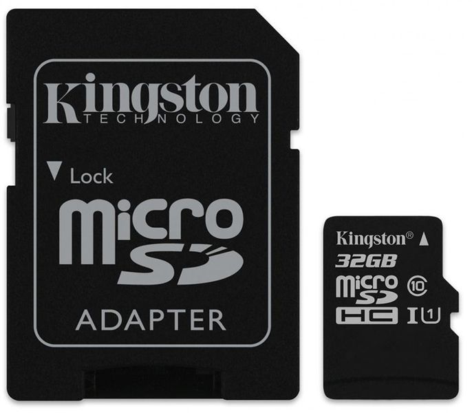 Kingston microSDHC/SDXC UHS-I Class 10 Canvas Select Plus SD адаптер 32Gb 113536 фото