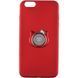 SHENGO Soft-touch holder TPU Case iPhone 6 Plus/6S Plus Red 54283 фото 3