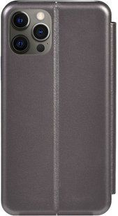 TOTO Book Rounded Leather Case Apple iPhone 12 Pro Max Grey 128438 фото